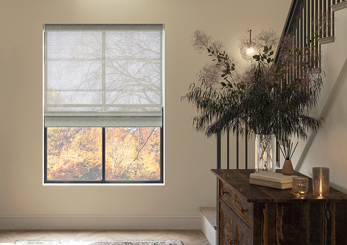 Pescara Voile, Fossil Grey - Roman Blind - Image 3